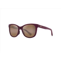 Maui Jim Kiopaa Sunglasses Women's Matte Cyclamen Frame HCL Bronze Lens Polarized