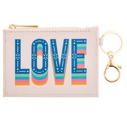 Karma Small Leather Zip ID Holder