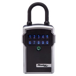 Master Lock 7-13/64 in. H X 3-1/4 in. W X 2-5/16 in. L Metal Resettable Bluetooth Lock Box