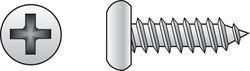 HILLMAN No. 14 Ga. X 1-1/2 in. L Phillips Pan Head Sheet Metal Screws 100 pk