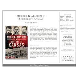 Arcadia Publishing Murder & Mayhem in Southeast Kansas History Book