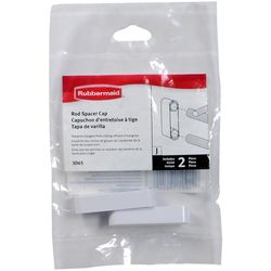 Rubbermaid 6.8 in. H X 4.5 in. W X .5 in. L Plastic Rod Spacer Cap