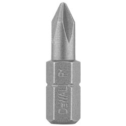 DeWalt Phillips #1 X 1 in. L Screwdriver Bit Heat-Treated Steel 2 pc