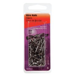 HILLMAN Anchor Wire 17 Ga. X 7/8 in. L Bright Steel Wire Nails 1 pk 2 oz