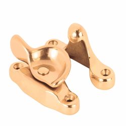 Prime-Line Polished Brass Brass Sash Lock 1 pk