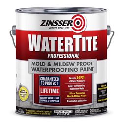 Zinsser WaterTite Bright White Waterproofing Paint 1 gal