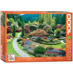 Eurographics The Butchart Gardens Sunken Garden Jigsaw Puzzles Multicolored 1000 pc