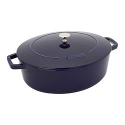 Staub Cast Iron Dutch Oven Dark Blue