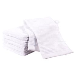 KAF Home White Cotton Kitchen Towel 6 pk
