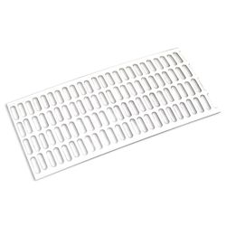 Amerimax 4.5 in. W X 60 in. L White Vinyl Gutter Guard