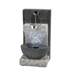 Alpine Fiberglass/Resin Assorted Table Top Fountain