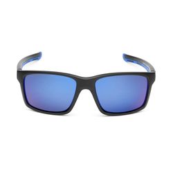 Flying Fisherman Freeline Sunglasses Unisex Matte Black Frame Smoke Blue Mirror Lens Polarized