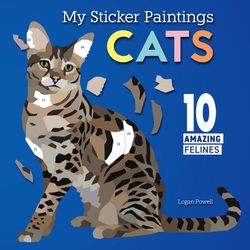 My Sticker Paintings Cats Sticker Book
