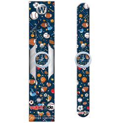 Watchitude Child's Sports Round Multicolored Analog Watch Silicone Water Resistant One Size Fits Mos
