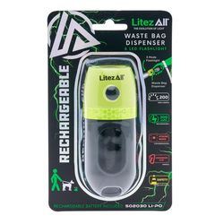 LitezAll Black LED Rechargeable Flashlight