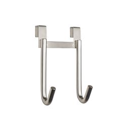 Spectrum 3.69 in. L Silver Steel Over the Door Hook 1 pk