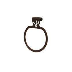Spectrum Leaf Bronze Towel Ring Steel