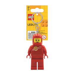 LEGO Minifigures Plastic Red Spaceman Keychain w/LED Light