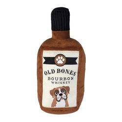 Pet Shop by Fringe Studio For Dog Multicolored Plush Old Bones Whiskey Dog Toy 1 pk