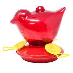 Songbird Essentials Hummingbird 12 oz Plastic Nectar Bird Feeder 3 ports