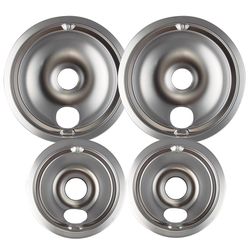 Range Kleen Chrome Drip Bowls 8 in. W X 8 in. L