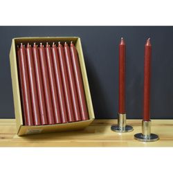 Kiri Tapers Bordeaux Unscented Scent Taper Candle