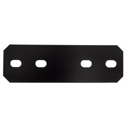 Hampton 9.5 in. H X 3 in. W X 1/8 in. D Black Steel Mending Plate