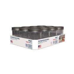 Americanner Wide Mouth Canning Jar 1 pt 12 pk