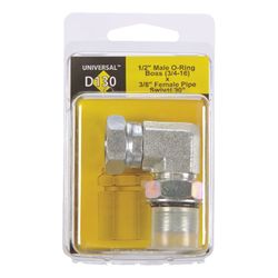 Apache Steel 1/2 in. D X 3/8 in. D Hydraulic Adapter 1 pk