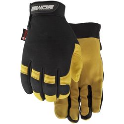 Watson Gloves XXL Polyester/Spandex Flextime Black/Yellow Protective Gloves