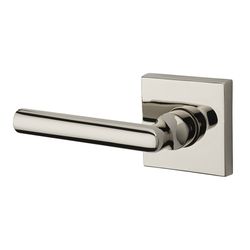 Baldwin Reserve Tube Lever Polished Nickel Dummy Lever