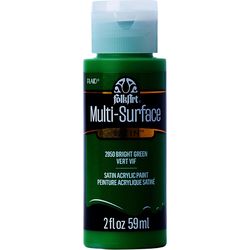 FolkArt Satin Bright Green Hobby Paint 2 oz