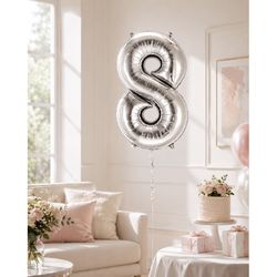 Anagram Balloons Number 8 Foil Balloon 1 pk