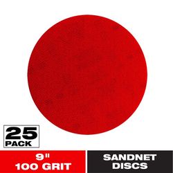 Diablo SandNet 9 in. L X 9 in. W Ceramic 100 Grit Medium Drywall Sand Pad