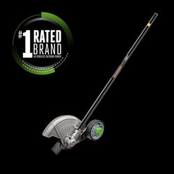 EGO Power+ Multi-Head System Carbon Fiber Edger Attachment EA0820 and Bristle Brush w/ 2.5Ah Battery