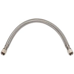 Ace 1/4 in. Compression in. X 1/4 in. D Compression 12 in. Braided Stainless Steel Ice Maker Supply