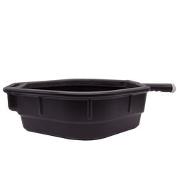 Midwest Can Black 6.4 in. H Polyethylene 6 qt Drain Pan