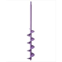 Power Planter 24 in. Steel Bulb Auger Drill Bit Steel Handle
