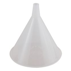 Harold Import White Plastic 4 oz Funnel