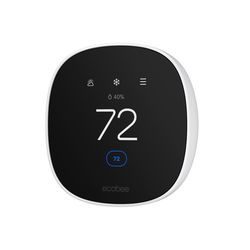 Ecobee Built In WiFi Heating and Cooling Touch Screen Smart-Enabled Thermostat