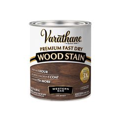 Varathane Western Oak Oil-Based Urethane Modified Alkyd Fast Dry Wood Stain 1 qt