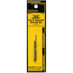 Eazypower Just Better Tools #36 High Speed Steel Drill and Tap Bit Set 2 pc