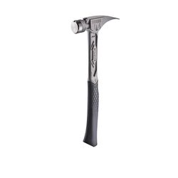 Milwaukee 14 oz Smooth Face Framing Hammer 1.4 in. Rubber Handle
