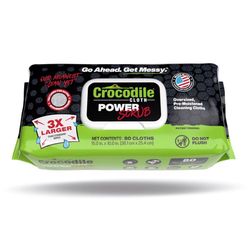 Crocodile Cloth Power Scrub Fiber Blend Cleaning Cloth 15 in. W X 10 in. L 80 pk