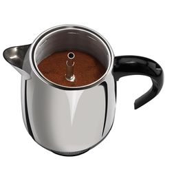 Farberware 8 cups Black/Silver Percolator