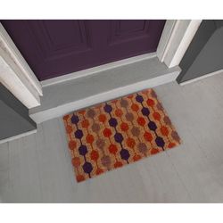 Entryways 18 in. W X 30 in. L Natural Mod Autumn Coir Door Mat