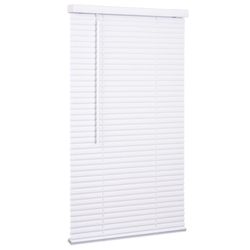 Living Accents Vinyl Blinds 71 in. W X 72 in. H White Cordless