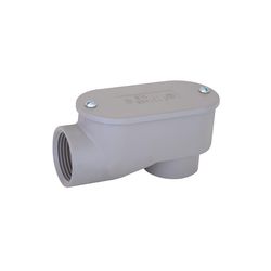 Sigma Engineered Solutions ProConnex 3/4 in. D Die-Cast Aluminum Service Entrance Elbow For Rigid 1
