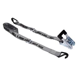 Keeper 1.5 in. W X 14 ft. L Gray Tie Down w/Ratchet 1000 lb 1 pk