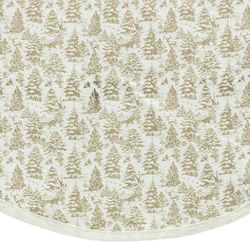 Dyno Faux Sueded Woodland Tree Skirt 48 in.
